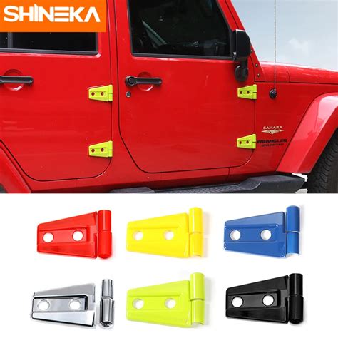 SHINEKA Car Door Hinge Cover Protector Trim Exterior Decoration ...