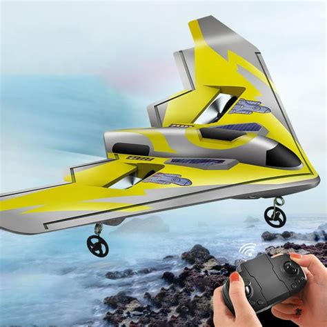 Wioihee RC Plane B-2 Bomber Remote Control Stealth Bomber Airplane for Beginners, Foam Drone ...