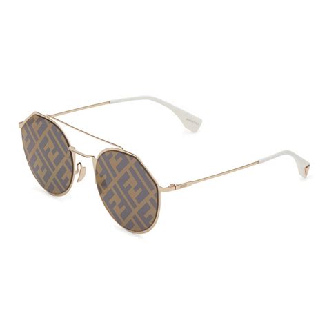 Fendi - Eyeline - Round Sunglasses - Gold - Sunglasses - Fendi Eyewear ...