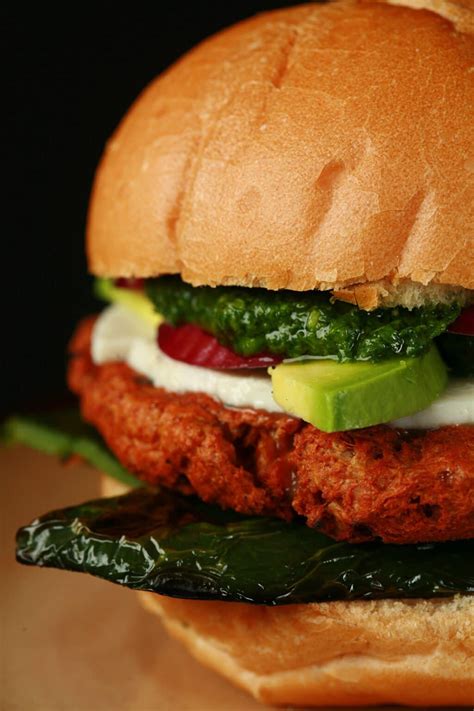 Vegetarian Chorizo Burgers w/ Grilled Poblano - Celebration Generation