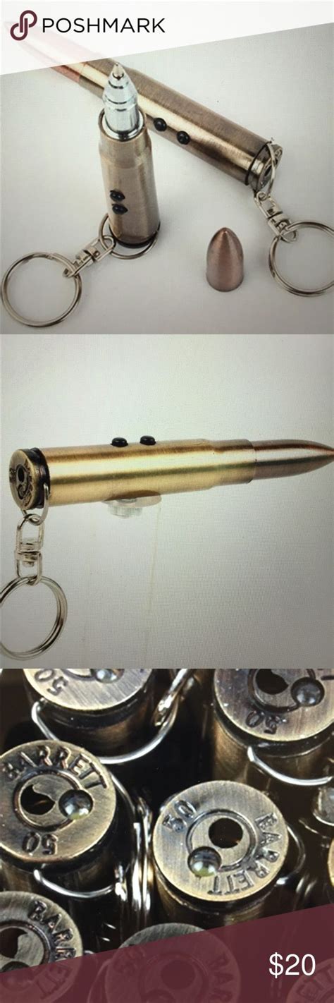 Bullet Laser Pointer/Pen/Flashlight Keychain/New | Bullet keychain ...