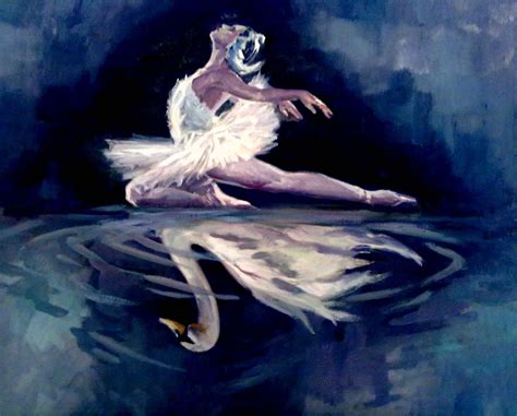 "Swan Lake" Peter Ilyich Tchaikovsky | Ballerina art paintings, Dancers art, Ballet painting