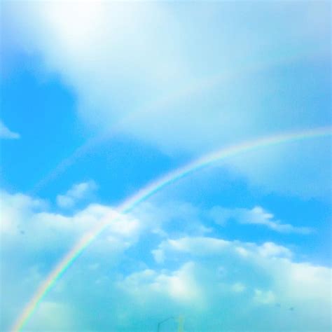 Rainbows are always appreciated ⛅️ #blue #aesthetic #sky | Blue aesthetic, Blue aesthetic pastel ...