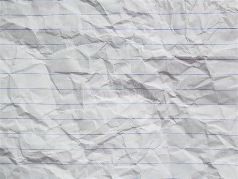 Blank Crumpled Lined Notebook Paper Texture Background 13015330 Stock Photo At Vecteezy ...