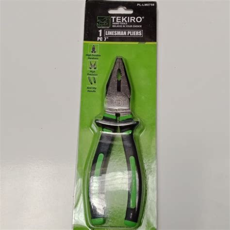 Tekiro Pliers Combination Linesman Plier 7 Liters Of Quot; | Shopee ...