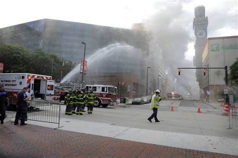 5 injured in steam pipe explosion on Eutaw Street in Baltimore - Baltimore Sun