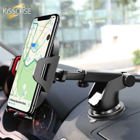 KISSCASE Windshield Mount Gravity Car Phone Holder for iPhone X Sucker ...