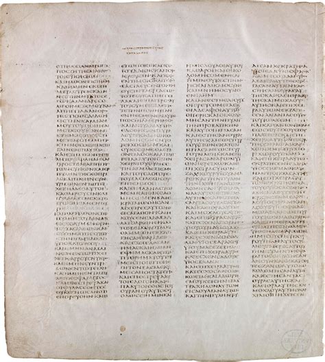 The Codex Sinaiticus