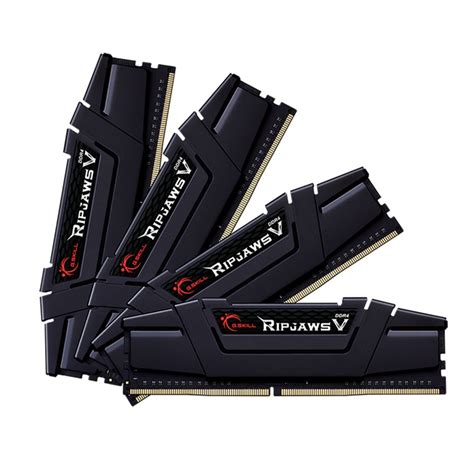 G.Skill Ripjaws V 32GB (4x 8GB) DDR4 3600MHz CL16 Memory - Black - F4-3600C16Q-32GVKC | Mwave