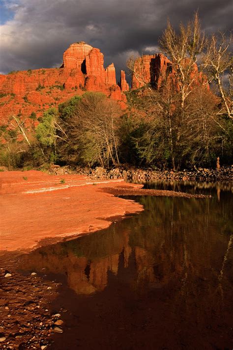 Cathedral Rock Sunset Photograph by Rolf Jacobson - Fine Art America