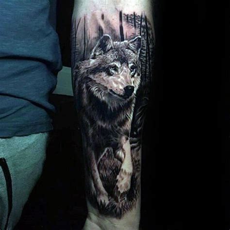 50 Cool Realistic Wolf Tattoo Designs for Men | Wolf tattoo, Wolf tattoo design, Wolf tattoos