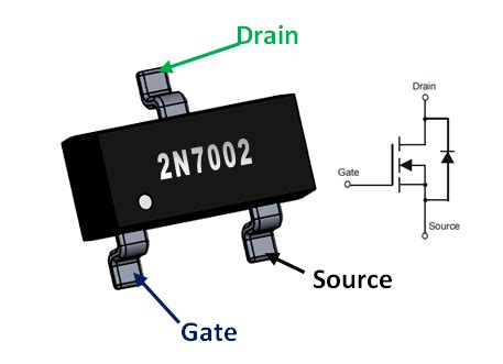 2N7002 MOSFET Pinout, Datasheet, Equivalents & Features