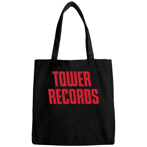 Tower Records TShirt - Defunct Record Store Logo - Tower Records - Bags