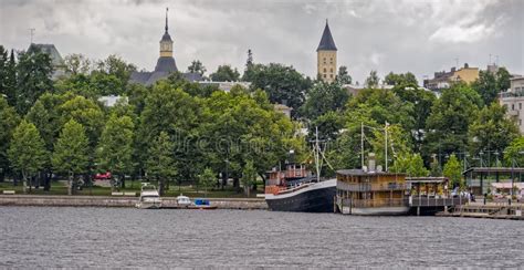 Saimaa and Lappeenranta Harbor and Town Stock Photo - Image of saimaa, lappeenranta: 52691602