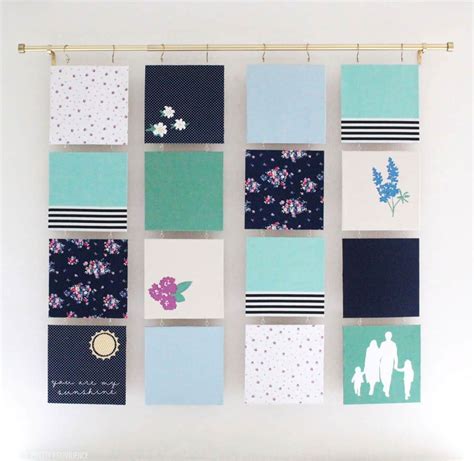 Modern Quilt - Fabric Wall Art - Pretty Providence