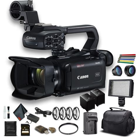 Canon XA40 Professional UHD 4K Camcorder (3666C002) W/Extra Battery, Soft 13803317084 | eBay