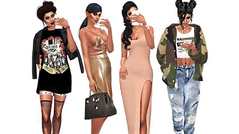 THE SIMS 4 | INSTAGRAM BADDIE LOOKBOOK | + ALL CC LINKS! - YouTube