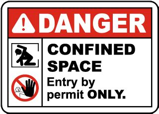 Confined Space Signs, Confined Space Signage