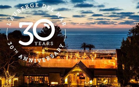 L'Auberge Del Mar Turns 30! | Coastal retreat, 30th anniversary parties, Del mar