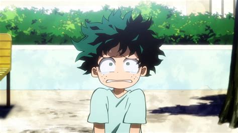 Kid Deku Crying Gif