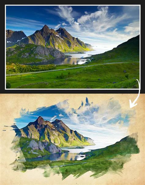 20+ Cool Sketch Painting & Watercolor Effects Photoshop Actions - PSD Templates Blog