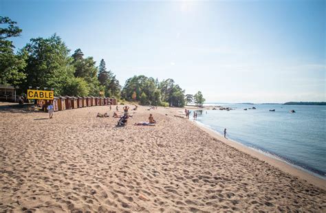 The Pihlajasaari Beach is one of the most popular recreational areas in ...