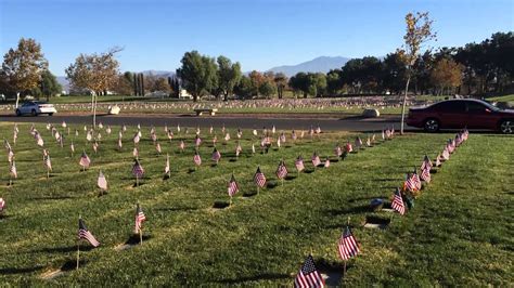 Riverside National Cemetery on Veterans Day (360-degree view) - YouTube