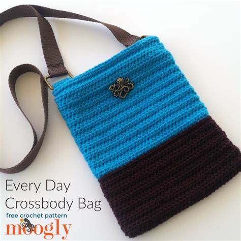 Every Day Crossbody Bag - Free #Crochet Pattern on Moogly!