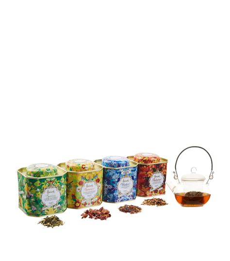 Harrods Seasonal Tea Celebration Gift Set (4 x 50g) | Harrods UK