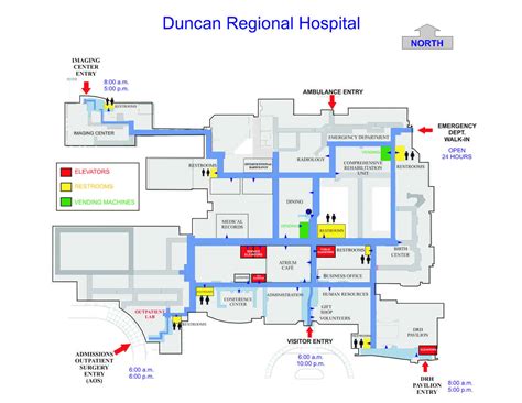 NCH Hospital Map