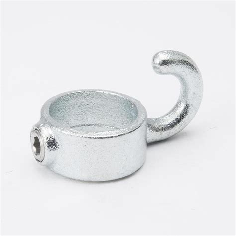 SteelTek 1-1/4-in Silver Galvanized Steel Structural Pipe Fitting Hook ...