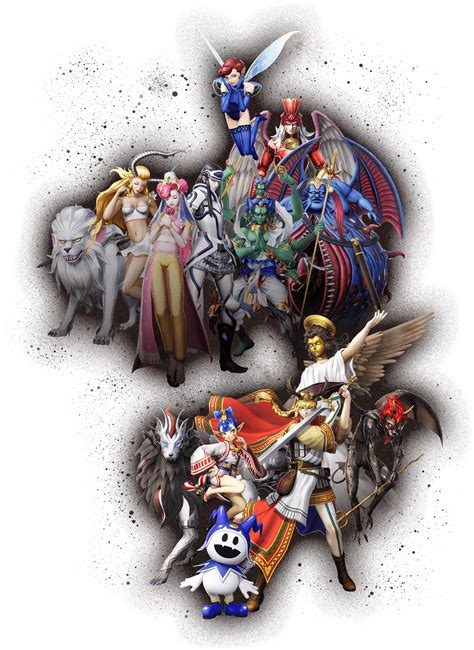 SMTV Demon art from the JP website, featuring some of the new designs : r/Megaten