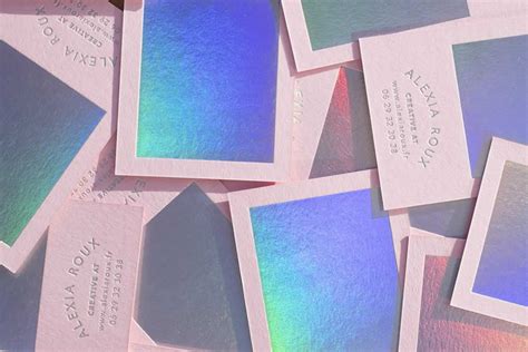 10 Fantastic Examples of Business Cards with Holographic Effects | cyberdime.io