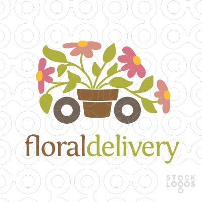 flower delivery | StockLogos.com Typography Logo, ? Logo, Inspiration ...