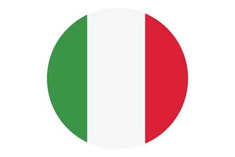 Italy Flag Circle Vector Art, Icons, and Graphics for Free Download