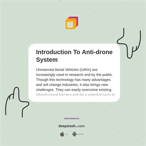 Introduction To Anti-drone System - Deepstash