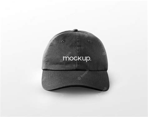 Premium PSD | Cap front view mockup