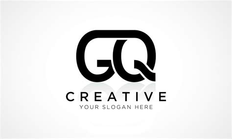 GQ Letter Logo Design Vector Template. Alphabet Initial Letter GQ Logo ...