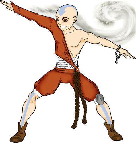 Aang airbending by Beniak on DeviantArt