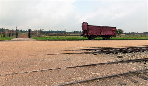 Auschwitz, Poland, September 18, 2021 The train that transported ...