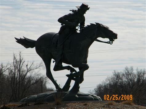 Marysville, KS : Pony Express Rider statue - 7th and Center St photo ...