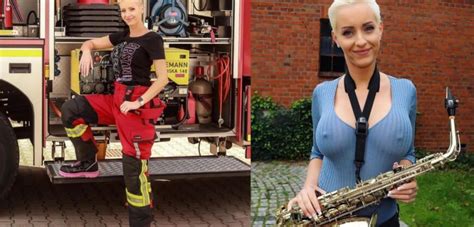 Meet Anike, Germany’s hottest firefighter who plays the saxophone (video-photo) | protothemanews.com