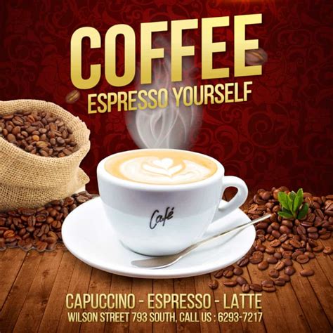 How to Create a Chill Coffee Poster Design in GIMP - Zakey Design