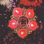 Buy House of Festivals Panchmukhi Diya/Traditional Clay 5 Diya Thali - Red, Pooja Item, Diwali ...