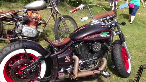 Rat rod motorcycles bobber rice o rama - YouTube