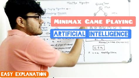 Minimax Game Playing Algorithm in Artificial Intelligence - YouTube