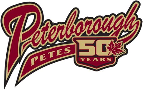 Peterborough Petes Logo - Anniversary Logo - Ontario Hockey League (OHL ...