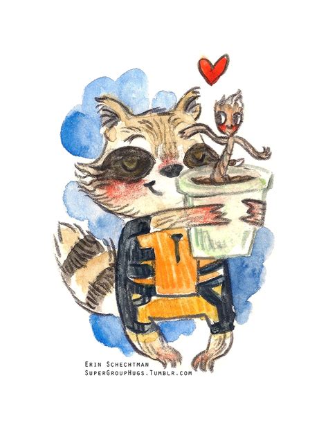 Guardians of the Galaxy - Rocket & Groot HUG — Super Group Hugs