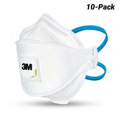 3M 9322A+ (XA010017854) 10-Pack P2 N95 Particulate Dust Mask Respirator