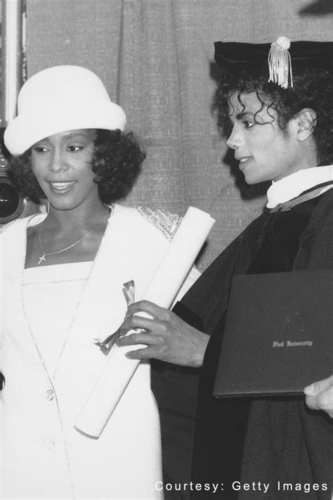 Michael Jackson & Whitney Houston At UNCF Anniversary Dinner 1988 ...